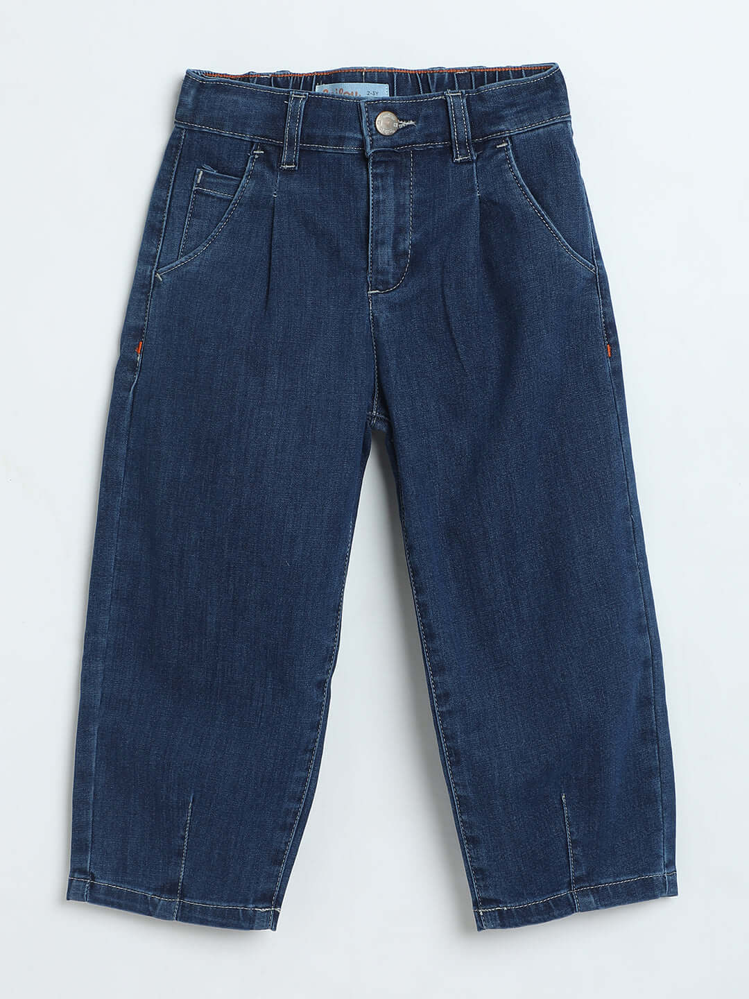 Milou Girls Straight-Leg Denim Pants Blue - Milou - Care. The Swiss WayJeans & Trousers