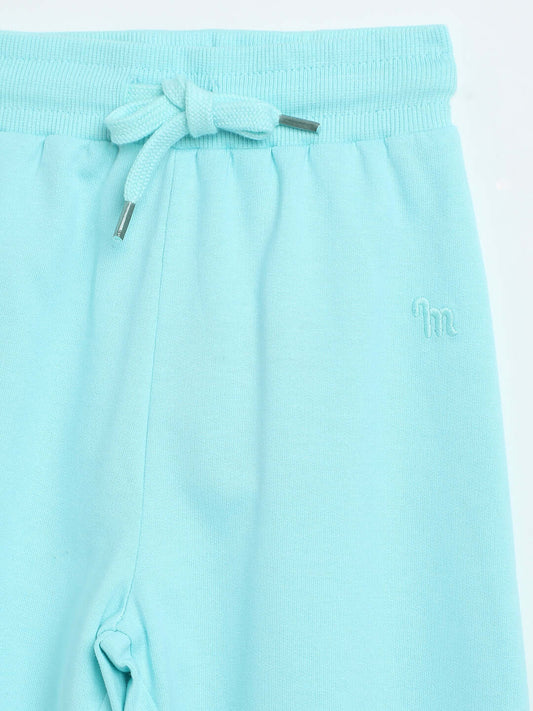 Milou Girls Turquoise Loopknit Sweatpants - Milou - Care. The Swiss WayJeans & Trousers
