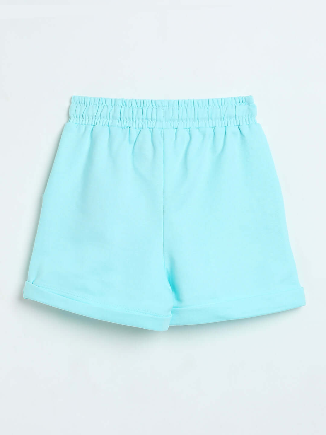 Milou Girls Whisper Blue Loopknit Shorts - Milou - Care. The Swiss WayShorts