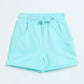 Milou Girls Whisper Blue Loopknit Shorts - Milou - Care. The Swiss WayShorts