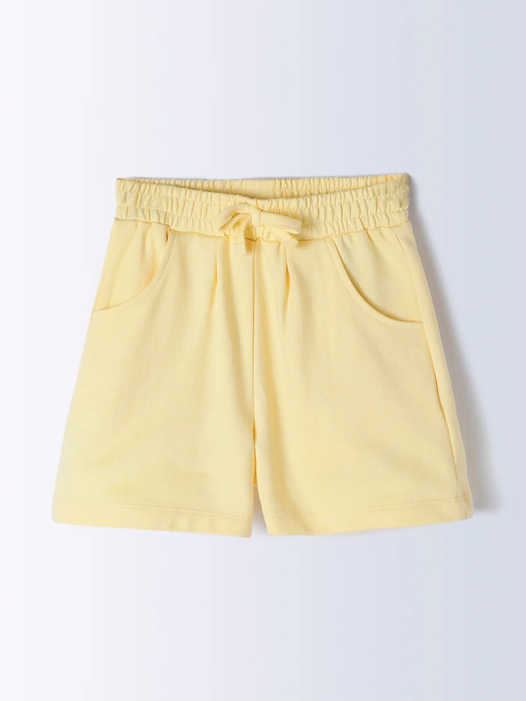 Milou Girls Yellow Cotton Shorts - Milou - Care. The Swiss WayShorts
