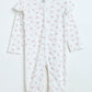 Milou Infant Girls Floral Print Bodysuit White - Milou - Care. The Swiss WayBodysuit