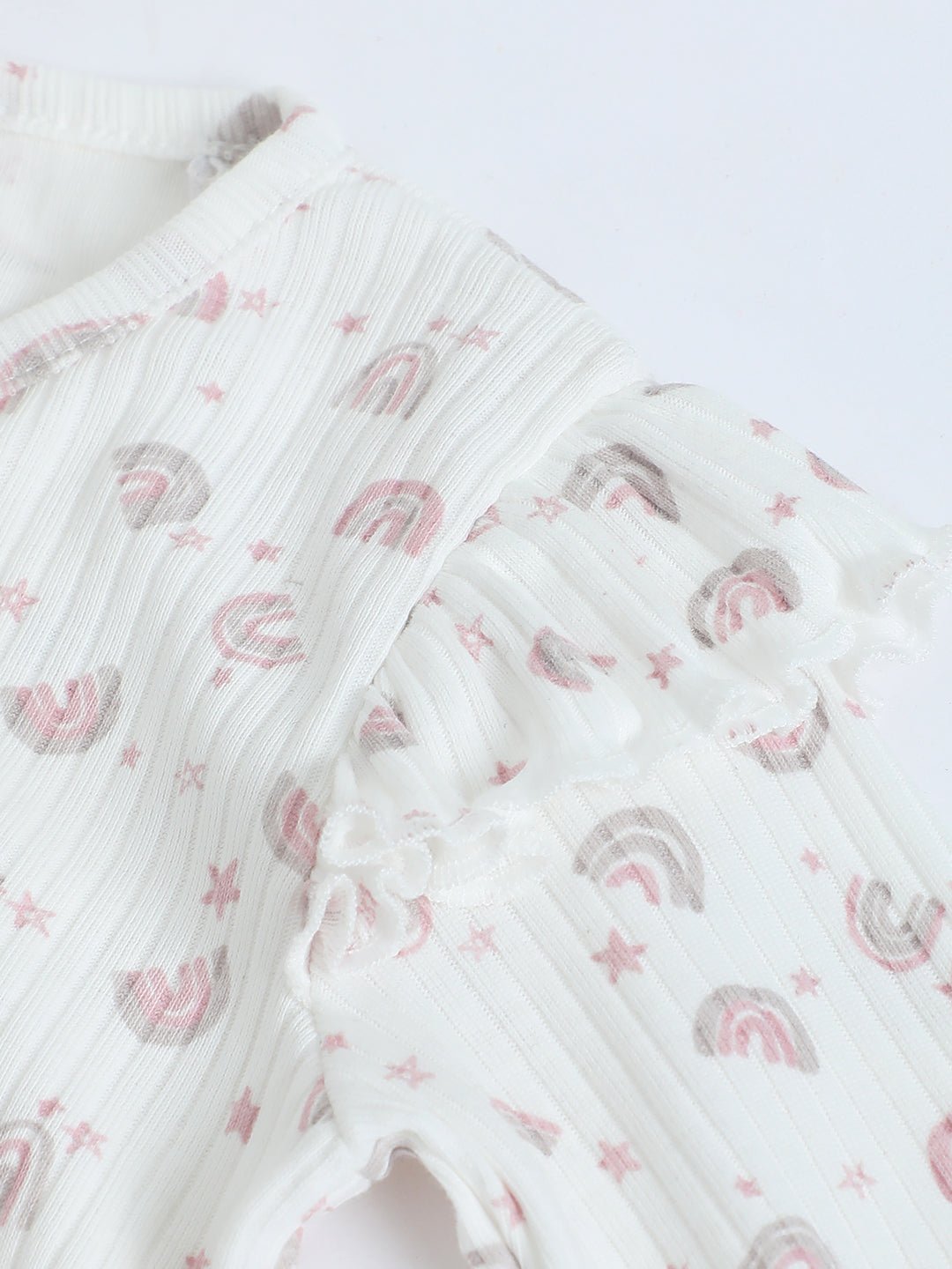 Milou Infant Girls Floral Print Bodysuit White - Milou - Care. The Swiss WayBodysuit