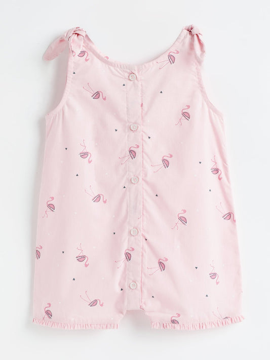 Milou Infant Girls Printed Romper Pink Print - Milou - Care. The Swiss WayRomper