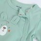 Milou Infant Unisex Cotton Bodysuit Mint Green Bear Print - Milou - Care. The Swiss WayBodysuit