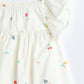 Milou Toddler Girls Cotton Printed Dress White Floral Print - Milou - Care. The Swiss WayDress