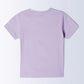 Milou Toddler Girls Half Sleeve Printed T-Shirt Lavender Drink Print - Milou - Care. The Swiss WayTops & T-shirts
