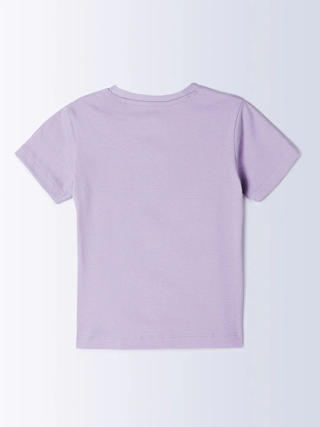 Milou Toddler Girls Half Sleeve Printed T-Shirt Lavender Drink Print - Milou - Care. The Swiss WayTops & T-shirts