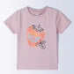 Milou Toddler Girls Half Sleeve Printed T-Shirt Lavender Strawberry Print - Milou - Care. The Swiss WayTops & T-shirts