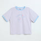 Milou Toddler Girls Lavender Blue Cotton T-Shirt - Milou - Care. The Swiss WayTops & T-shirts