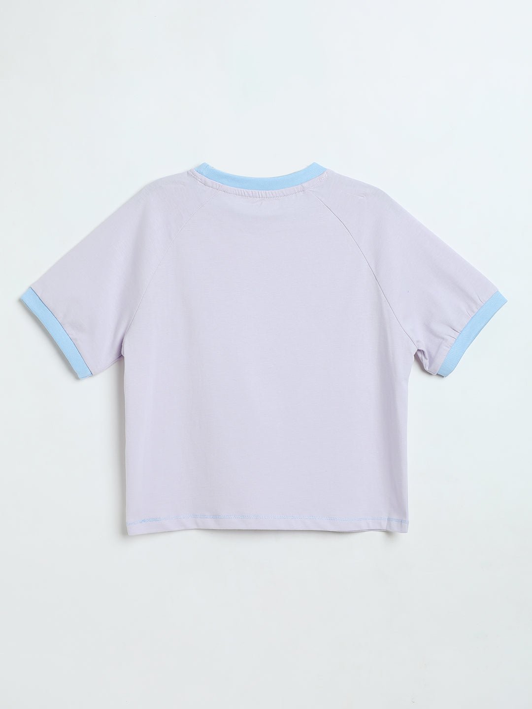 Milou Toddler Girls Lavender Blue Cotton T-Shirt - Milou - Care. The Swiss WayTops & T-shirts