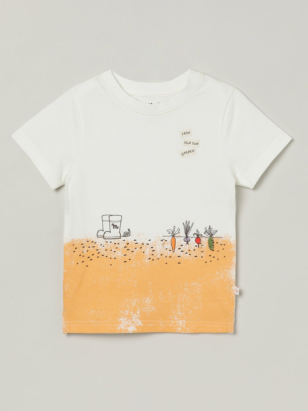 Toddler White Cotton T-Shirt | Kids Graphic Tee | Milou - Milou - Care. The Swiss WayT-Shirt