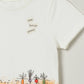 Toddler White Cotton T-Shirt | Kids Graphic Tee | Milou - Milou - Care. The Swiss WayT-Shirt